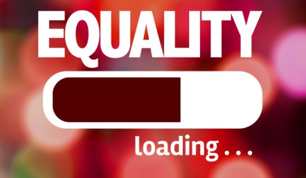 Progress Bar Loading with the text: Equality